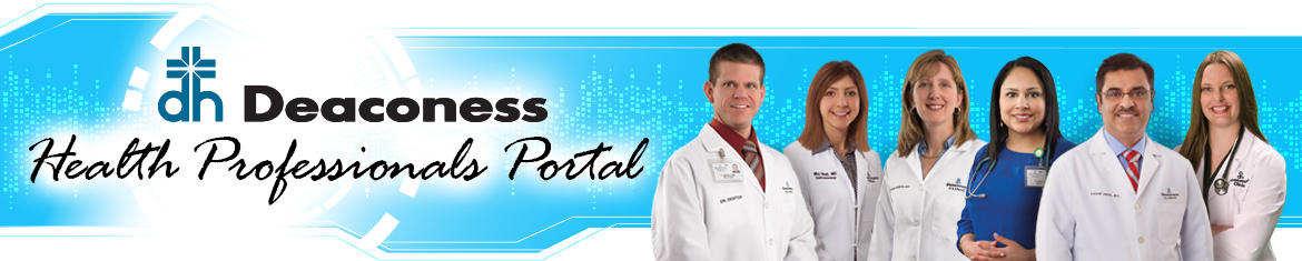 Deaconess Health Professionals Portal